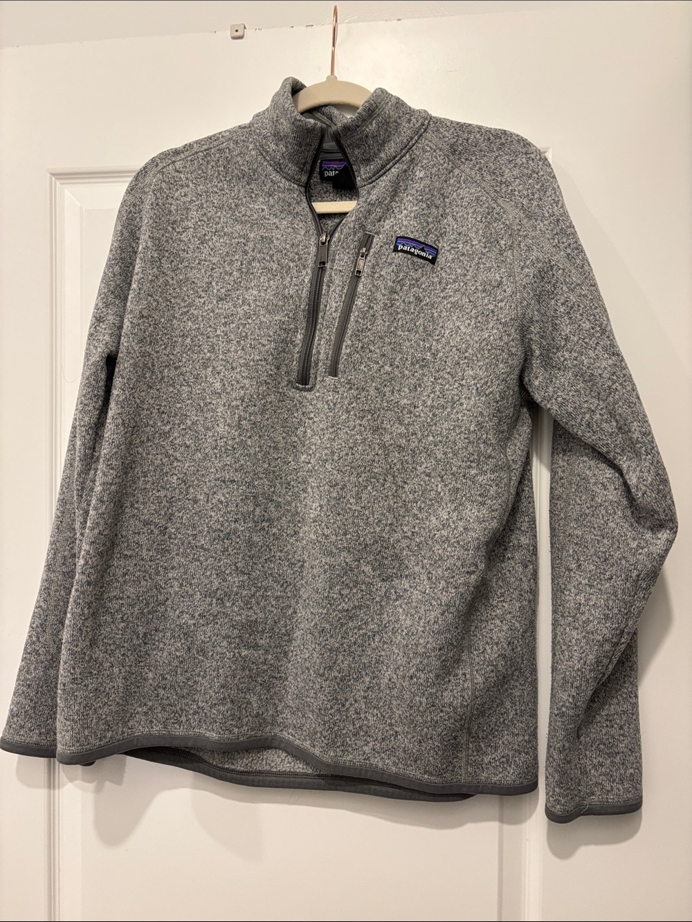 Patagonia Women’s Heather Gray Half-Zip Fleece Pullover